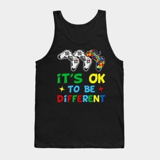 It's Ok To Be Different Control Puzzle Tank Top